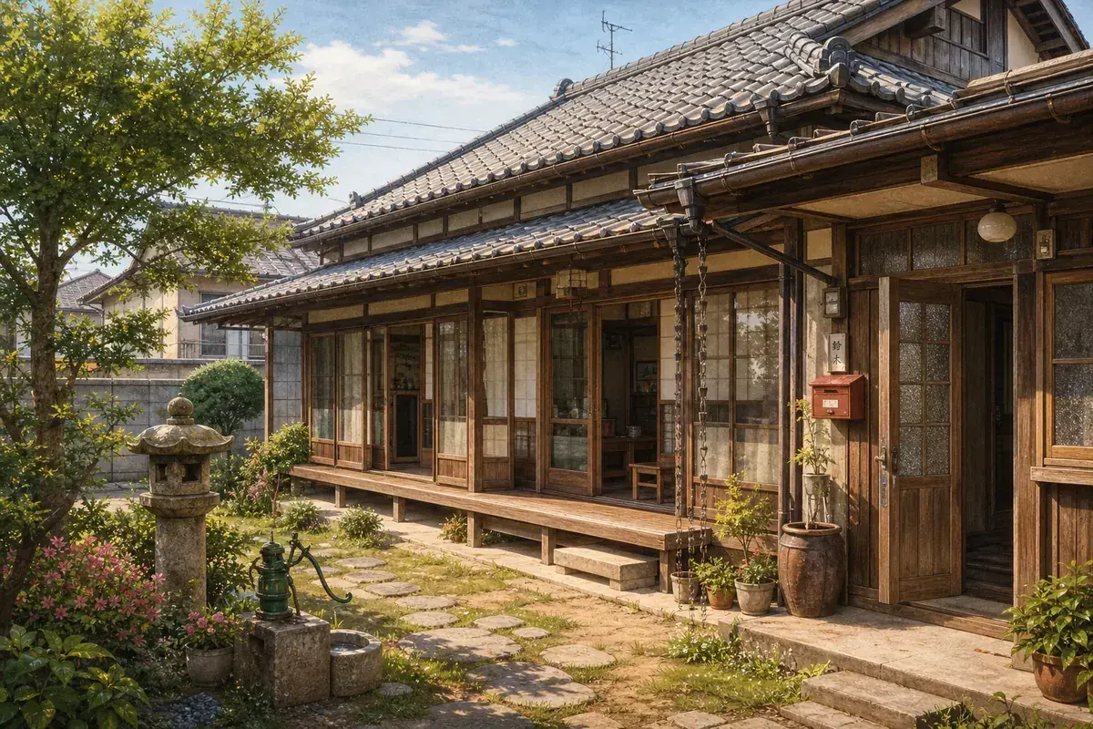越前エリアの昔ながらの木造一戸建て